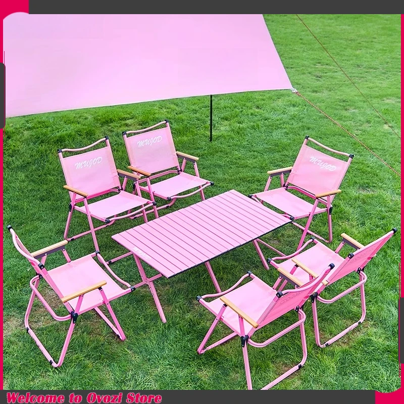 

Grill Minimalist Camping Table Beach Modern Lounge Foldable Camping Table Folding Outdoor Meble Ogrodowe Patio Furniture