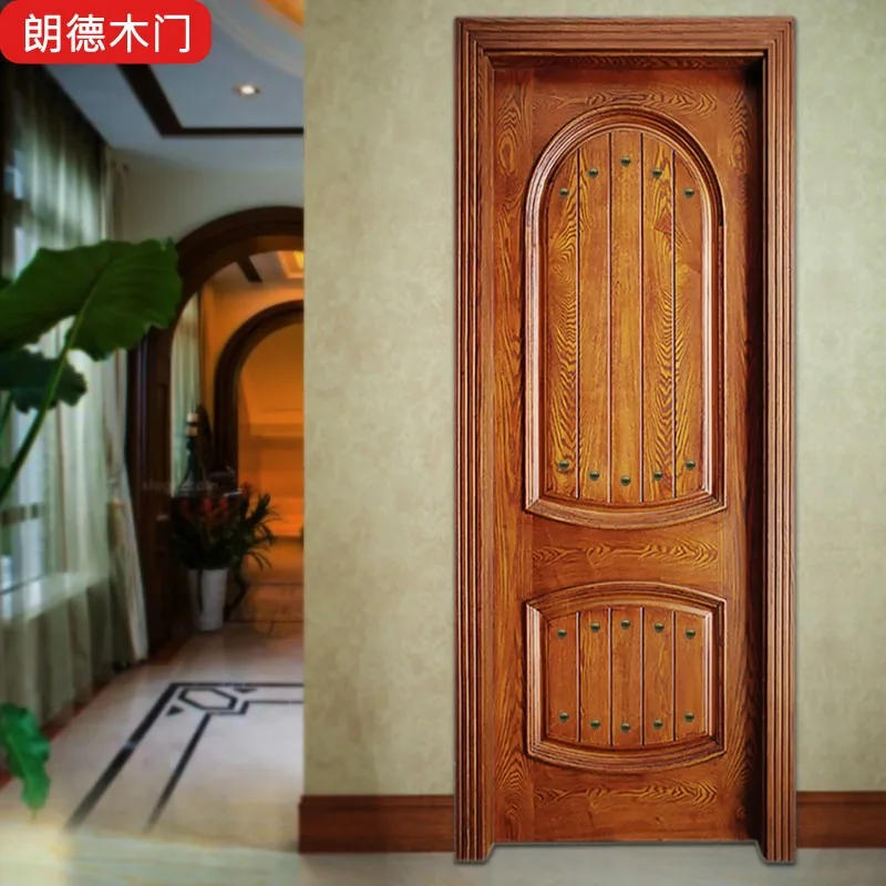 American-style open painted rivet decoration for bedrooms, indoor rooms, home folding custom set, kitchen, bathroom, solid wood