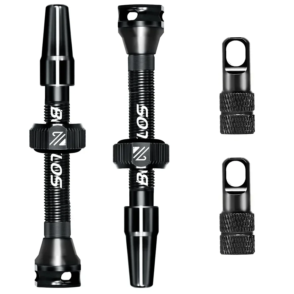 BUCKLOS 40/44/55/60MM Fahrrad Tubeless Ventil Aluminium Legierung Straße Kies Fahrrad Tubeless Reifen Ventil langlebig Fahrrad Presta Ventile – Detail 9