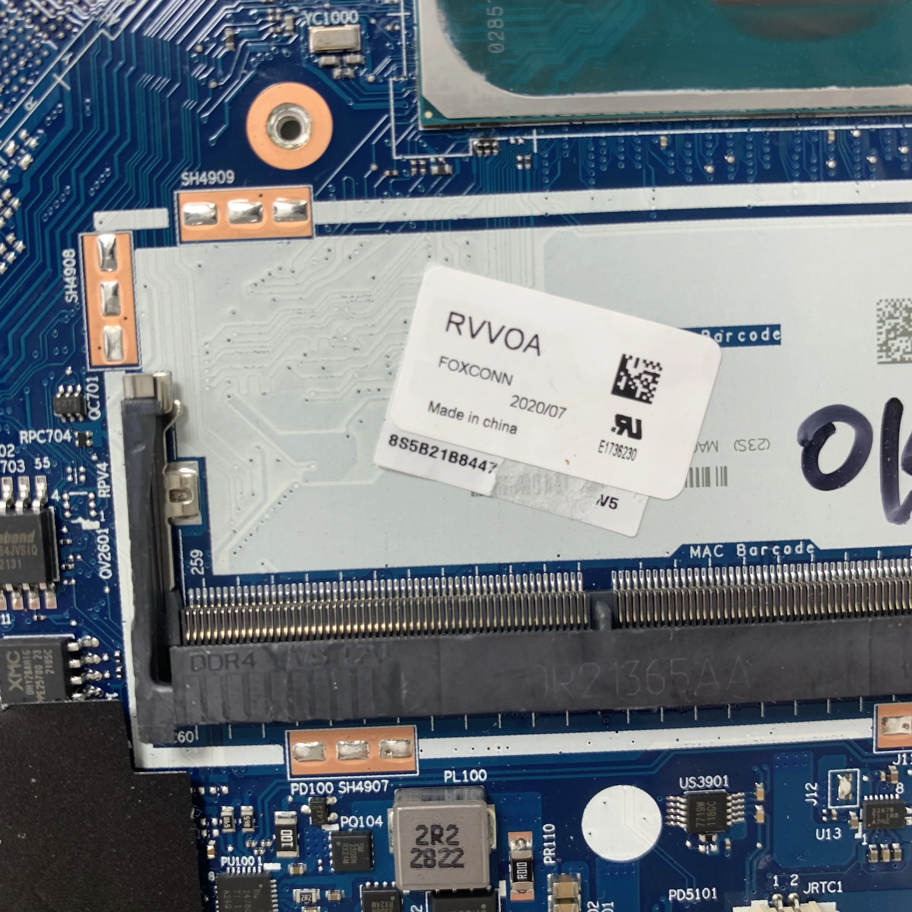 Placa base HS45A/HS55A NM-D461 con CPU SRK07 I3-1115G4 para Lenovo IdeaPad 3 15ITL05 placa base para ordenador portátil 5B21B84475 4GB 100% probada