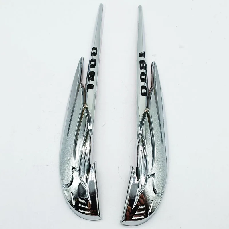 

Motorcycle Gas Tank Emblem Badge Chrome for Honda VTX1800