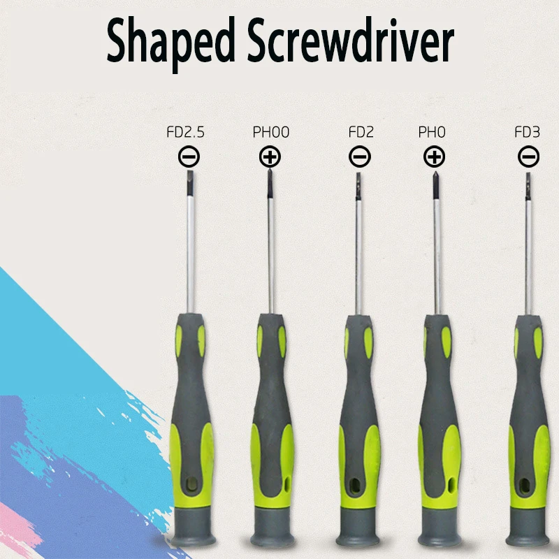 십자형 플랫 스크루드라이버, 육각 매화 꽃 모양의 스크루드라이버 헤드, 다기능 핸드헬드 유지 보수 도구, 5 개