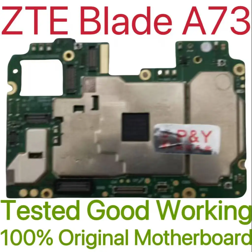 Global Version Original Unlocked Motherboard for ZTE Blade A73 Tested Circuit Plate Main Logic Board for ZTE Blade A73