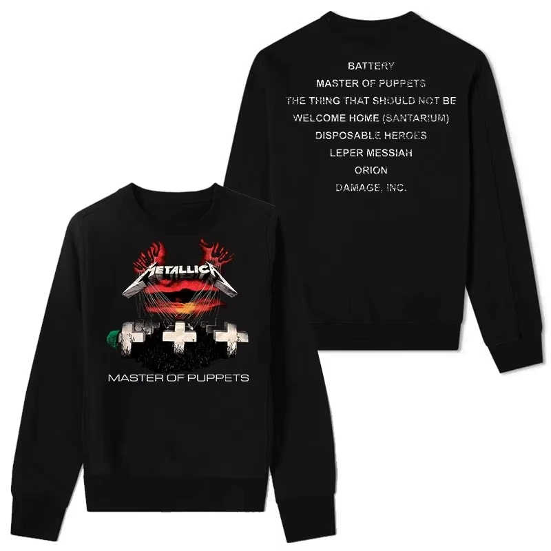 Hot 2026 New Band Member Punk-inspired Vintage Streetwear Classic Long-sleeved Hoodies