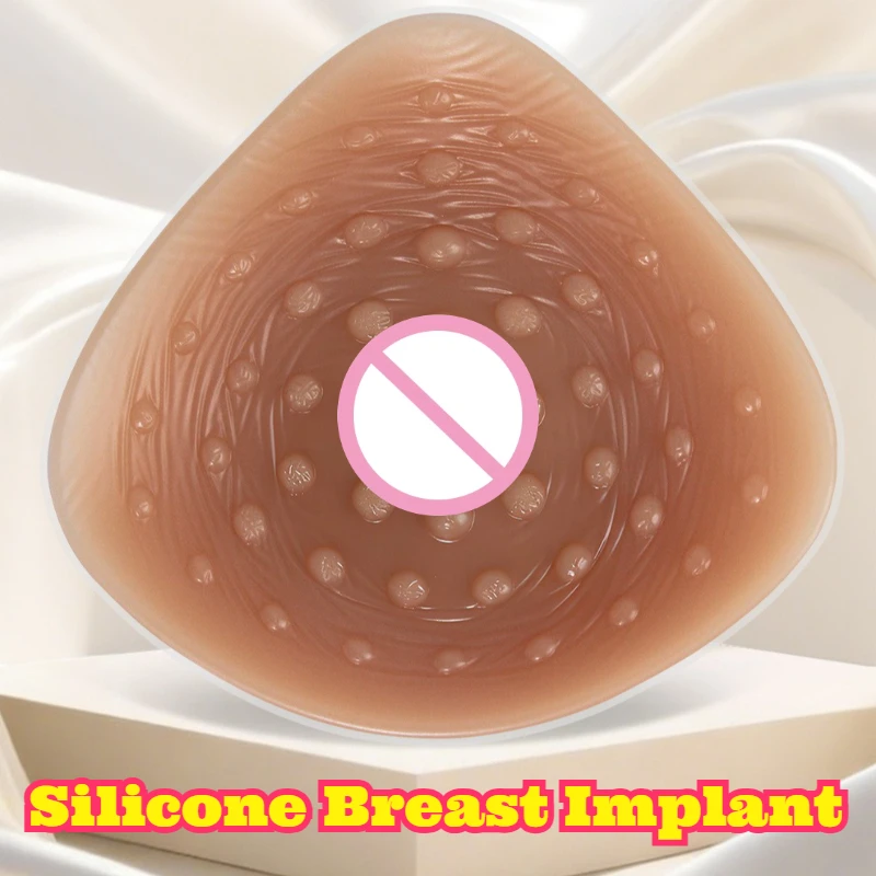 New Material Silicone Breast Form Post Mastectomy False Breast Soft Lightweight Natural Looking Breast Enhancement Post Surgery