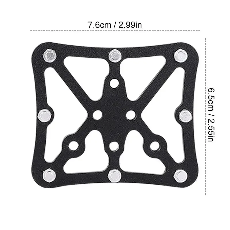 "Pedaales de bicicleta autoblocantes de liberación rápida para bicicleta de montaña/carretera, pedales planos de conversión de zapato de bloqueo, accesorios de ciclismo (ajuste universal)"