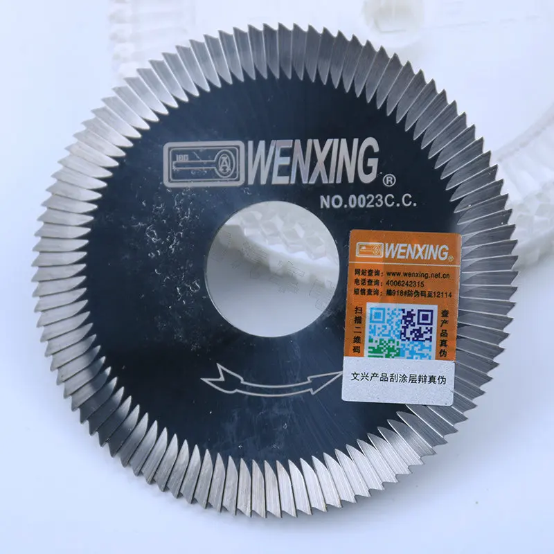 Original WenXing 100G G2 G3 100H 202A cutter 0023C.C milling 80x1.4x22x100T cutter Locksimth