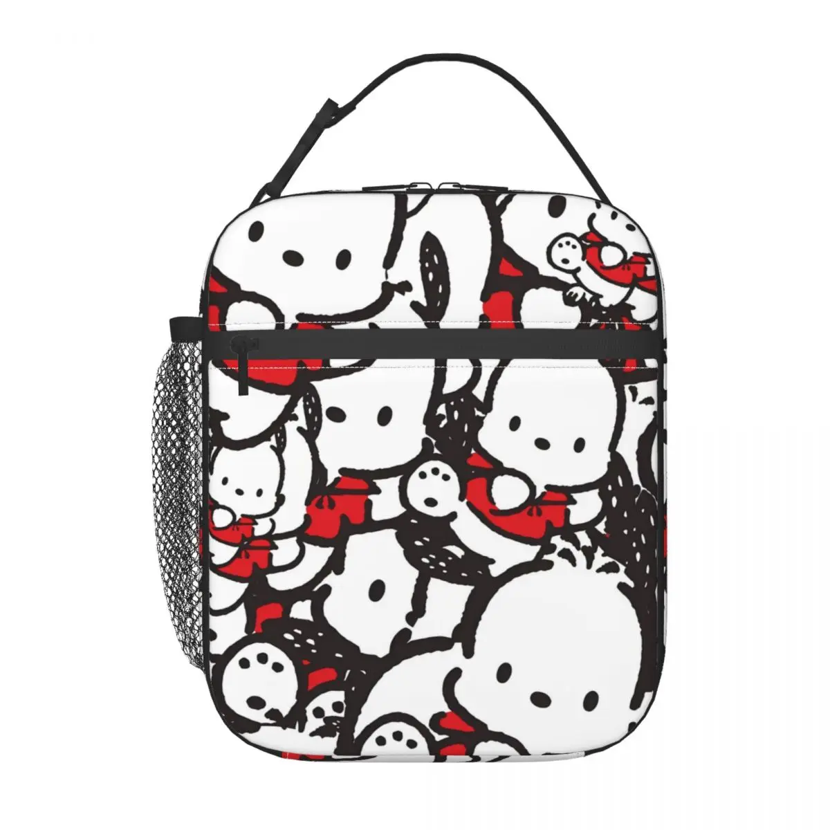 

Custom Cartoons Pochacco Insulated Lunch Bag for Women Cooler Thermal Bento Box Kids School Children Resuable Tote Bags