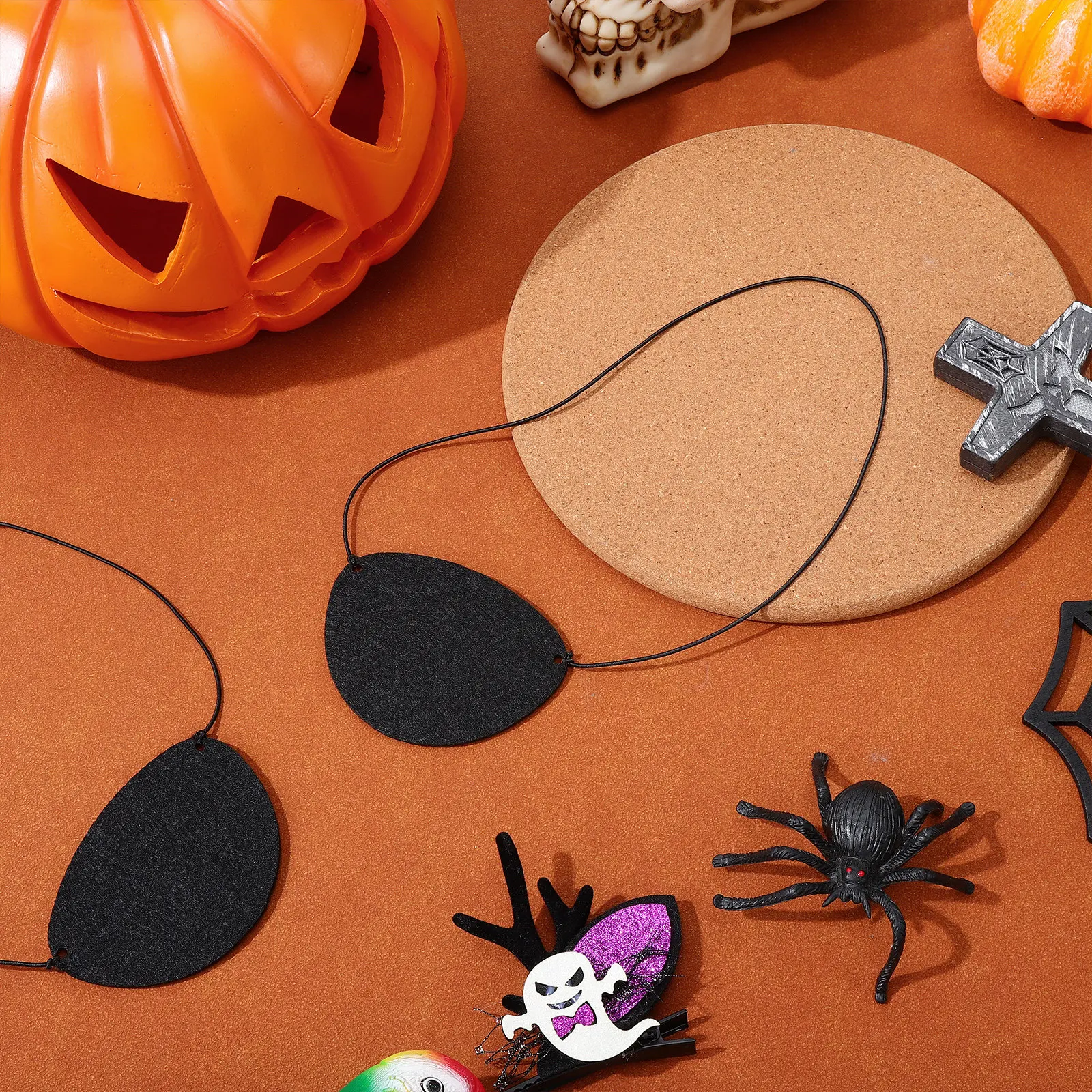 14Pcs Eye Patch Pirate Creative Cute Party Prop for Halloween Festival Cosplay Costume Accessory Funny Pirate Printing