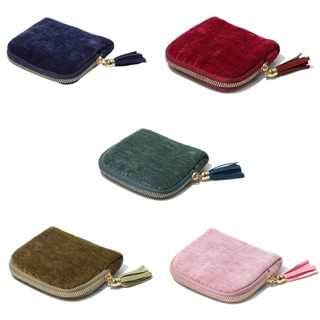 حقيبة تخزين المجوهرات مكونة من 5 طبقات، أكياس مجوهرات مخملية لساعة سوار وخواتم وحلق كريستال، حقيبة مجوهرات محمولة للسفر #1