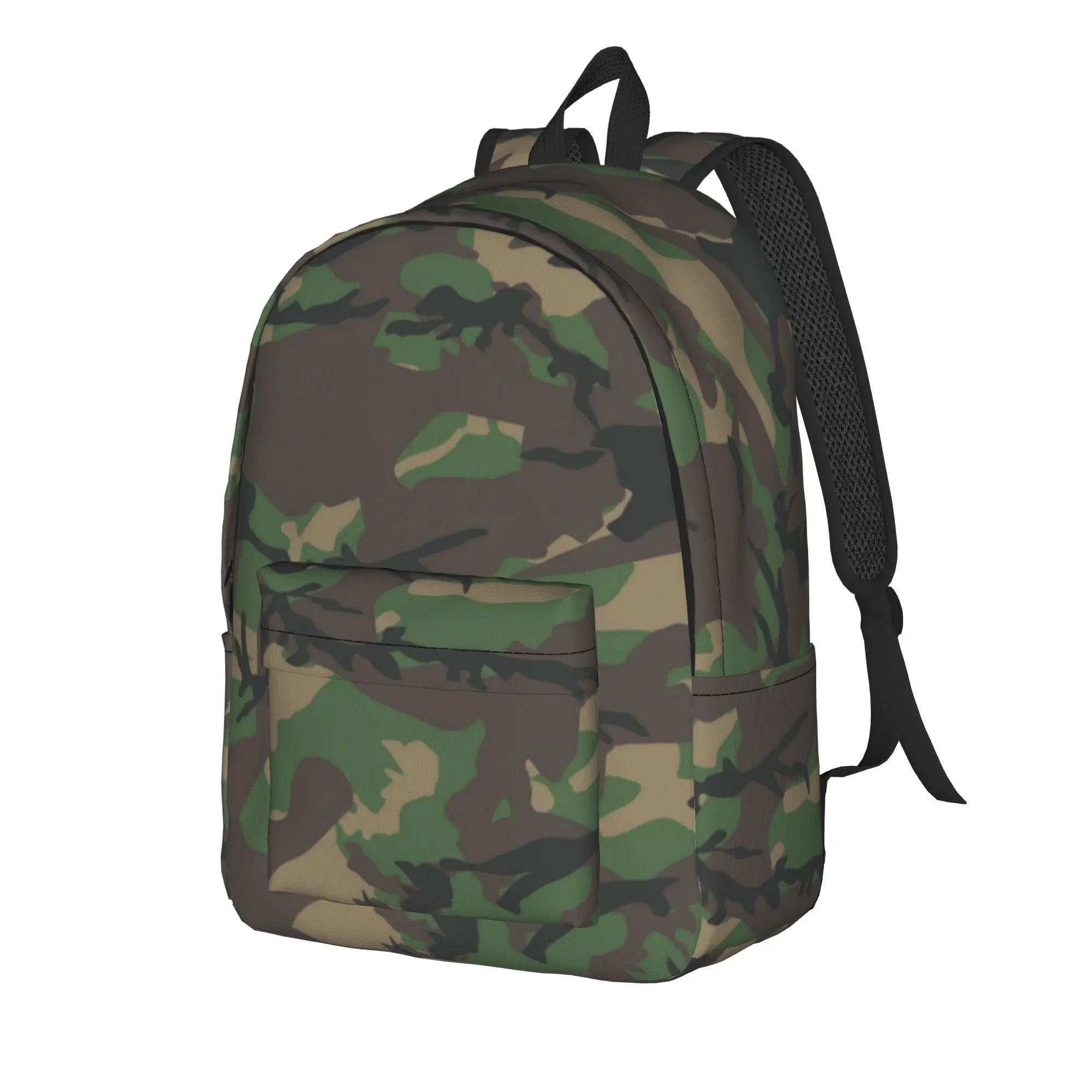 Jungle Camouflage Fashion Backpack Outdoor Student Business Army Military Camo Daypack for Men Women Laptop Computer Canvas Bags