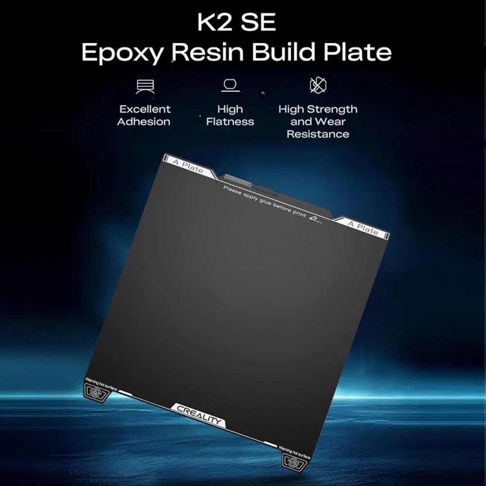 

Creality K2 SE Epoxy Resin Build Plate High Strength and Wear Resistance Excellent Adhesion Original 3d Printer Parts