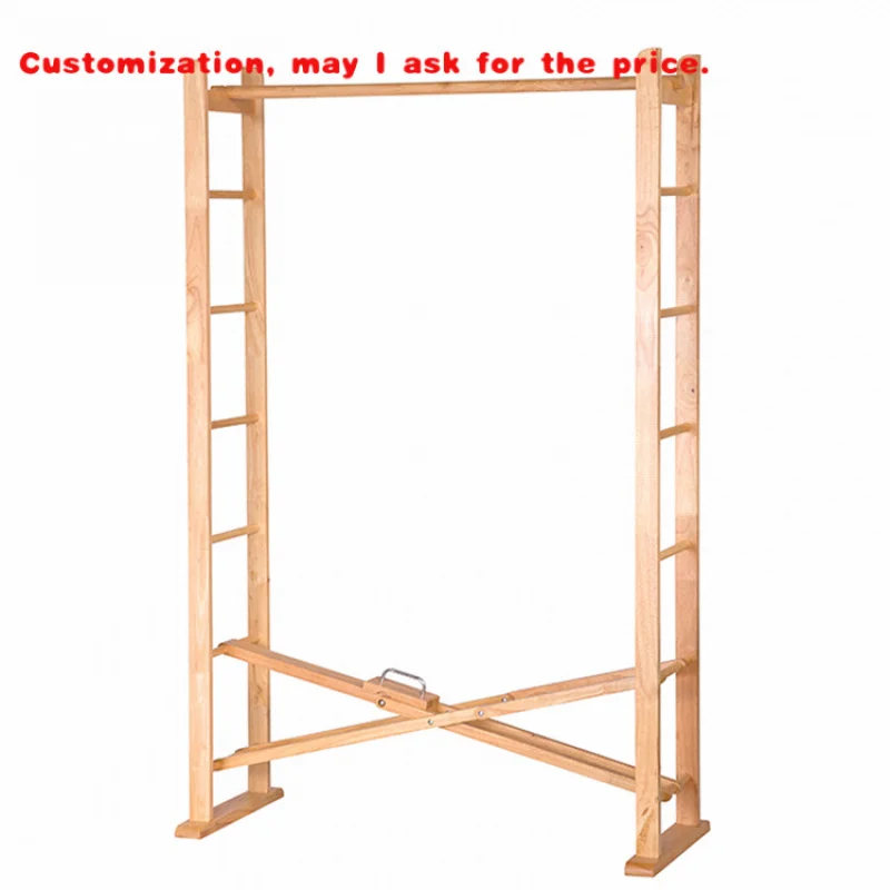

custom.Standing Shelf Garment Shop Furniture Fitting Wooden Clothing Display Stand Rack