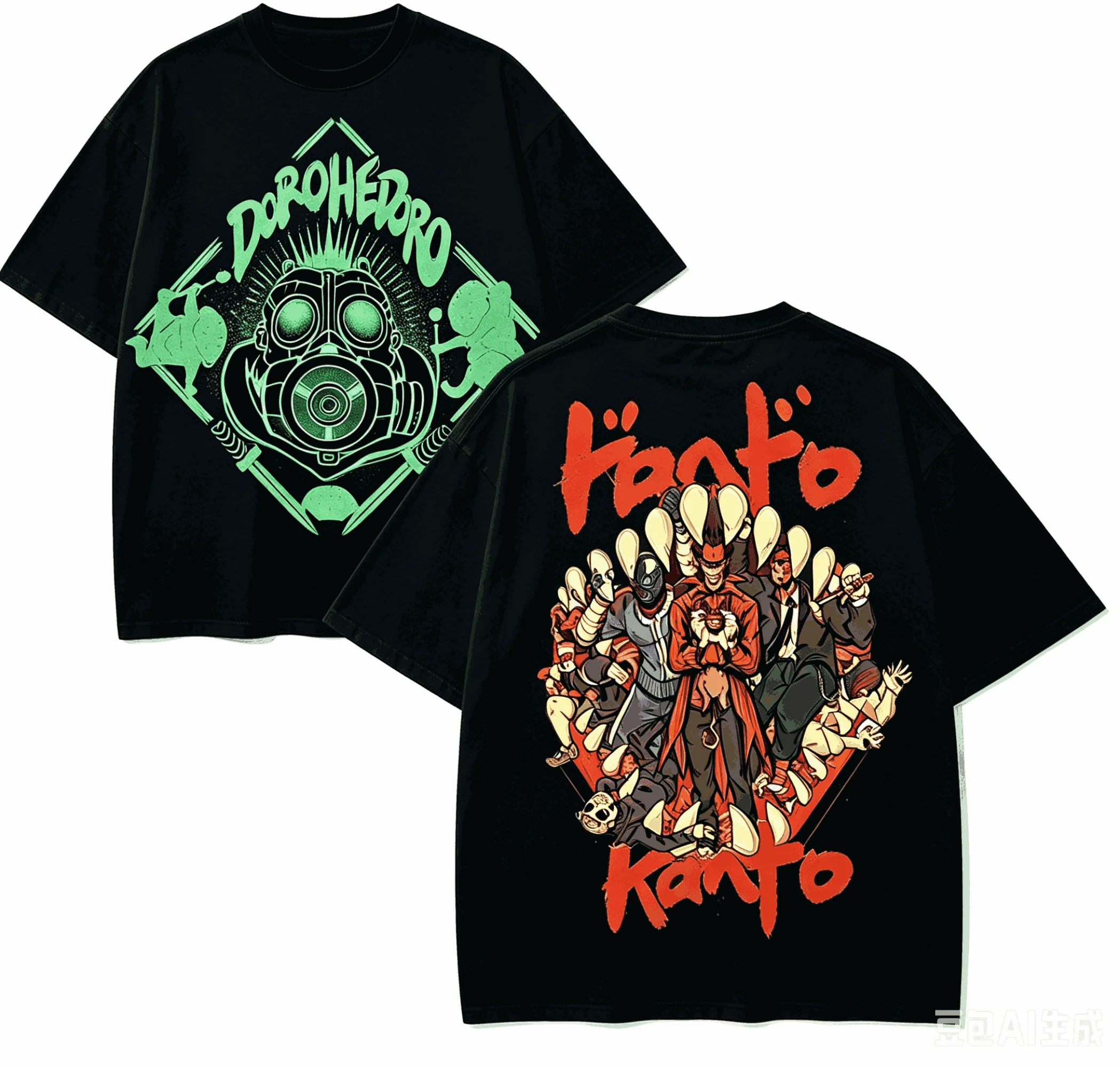 Dorohedoro Anime Lover Tshirt Harajuku Cotton New Model High Street Retro Oversized Unisex Streetwear Trendy Cotton high quality