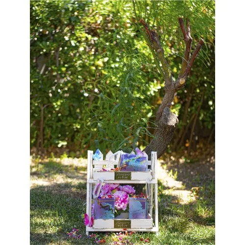 Contenedor de almacenamiento Ziplock rectangular, Set de 3'l, 75x100x150 Cm. Morado