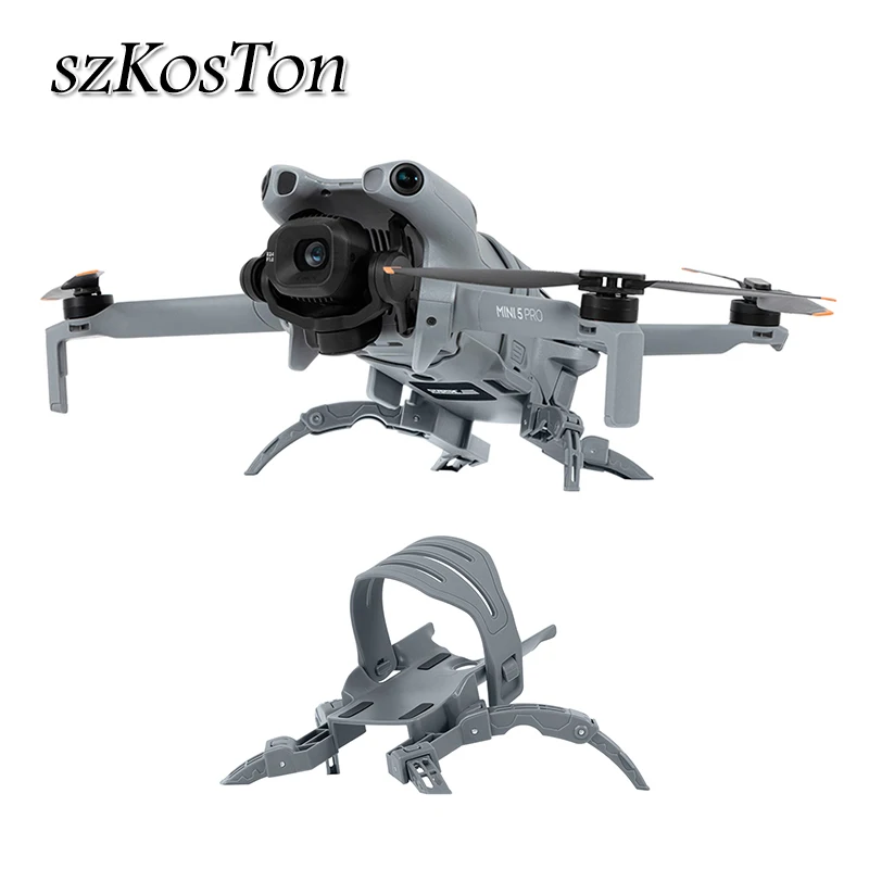 For DJI Mini 5 PRO Increased Heighten Landing Gear Folding Landing Gear Drone Accessories Cover Guard Bracket Accessories
