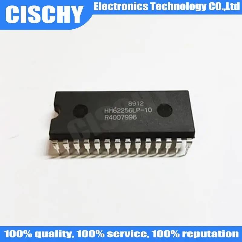 5 pçs/lote HM62256BLP-7 HM62256BLP-8 HM62256LP-10 HM62256ALP-10 HM62256ALP-12 HM62256LP-15 HM62256 HM62256A DIP-28 Em Estoque