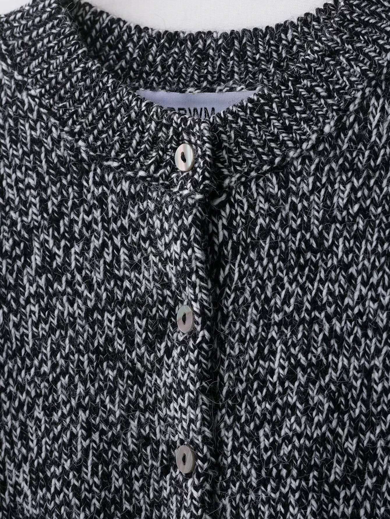 2025년 가을 신상 여성 의류 유럽 및 미국 스타일 긴 소매 버블 슬리브 프렌치 슬리브 니트 재킷