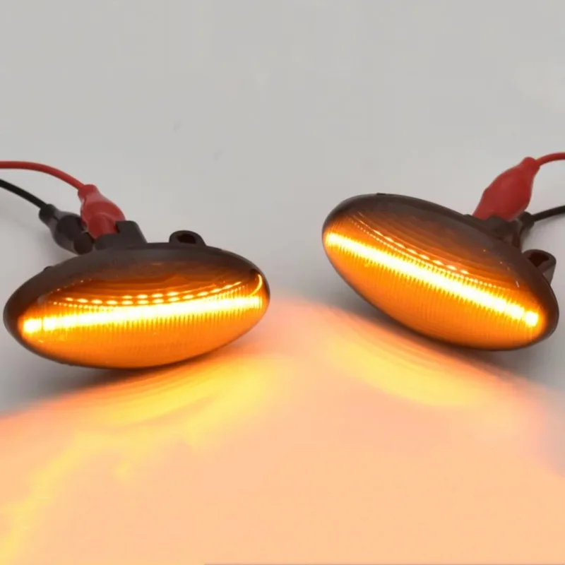 1 قطعة ل LED ديناميكية بدوره مصباح إشارة الوامض الجانب ماركر ضوء سيتروين C1 C2 C3 C5 C6 307 206 407 107 607 1007