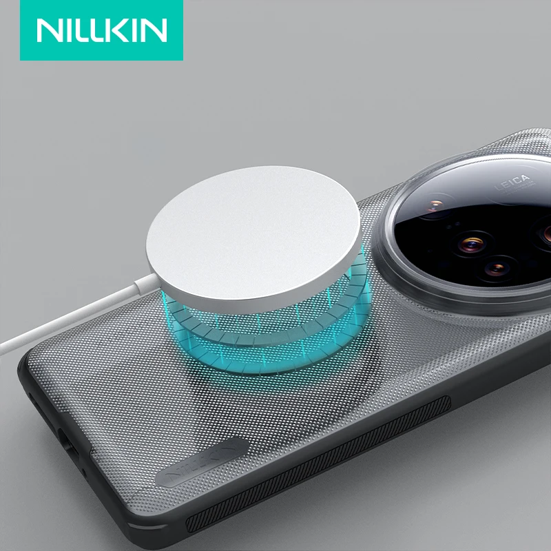 

Чехол Nillkin для Xiaomi Mi 15 Ultra 5G, магнитный суперматовый щиток Pro, жесткий ПК, тонкий мягкий край, задняя крышка, защита