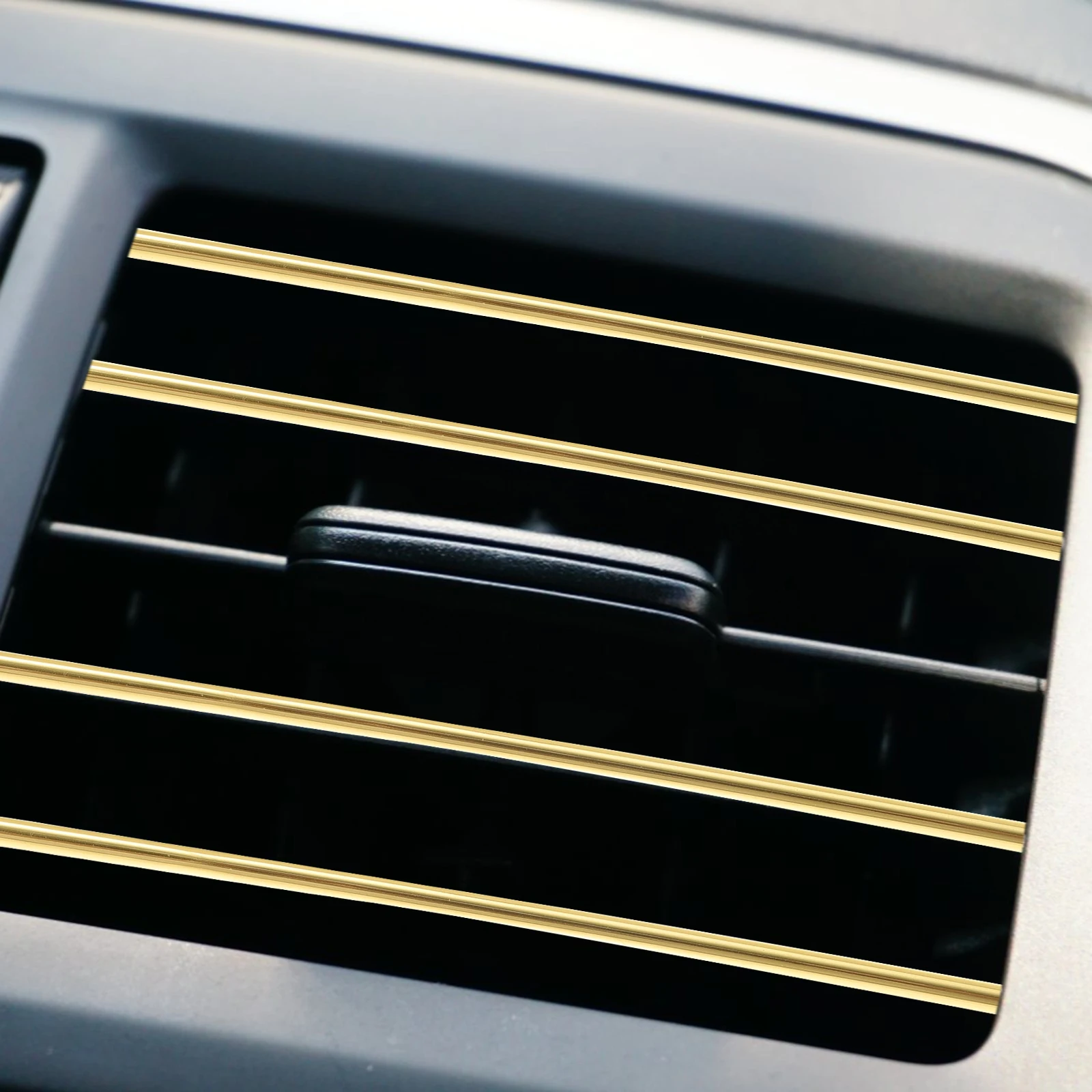 

10 шт., декоративная розетка для вентиляции автомобиля, прочный U-образный зажим для вентиляционного отверстия автомобиля со стразами