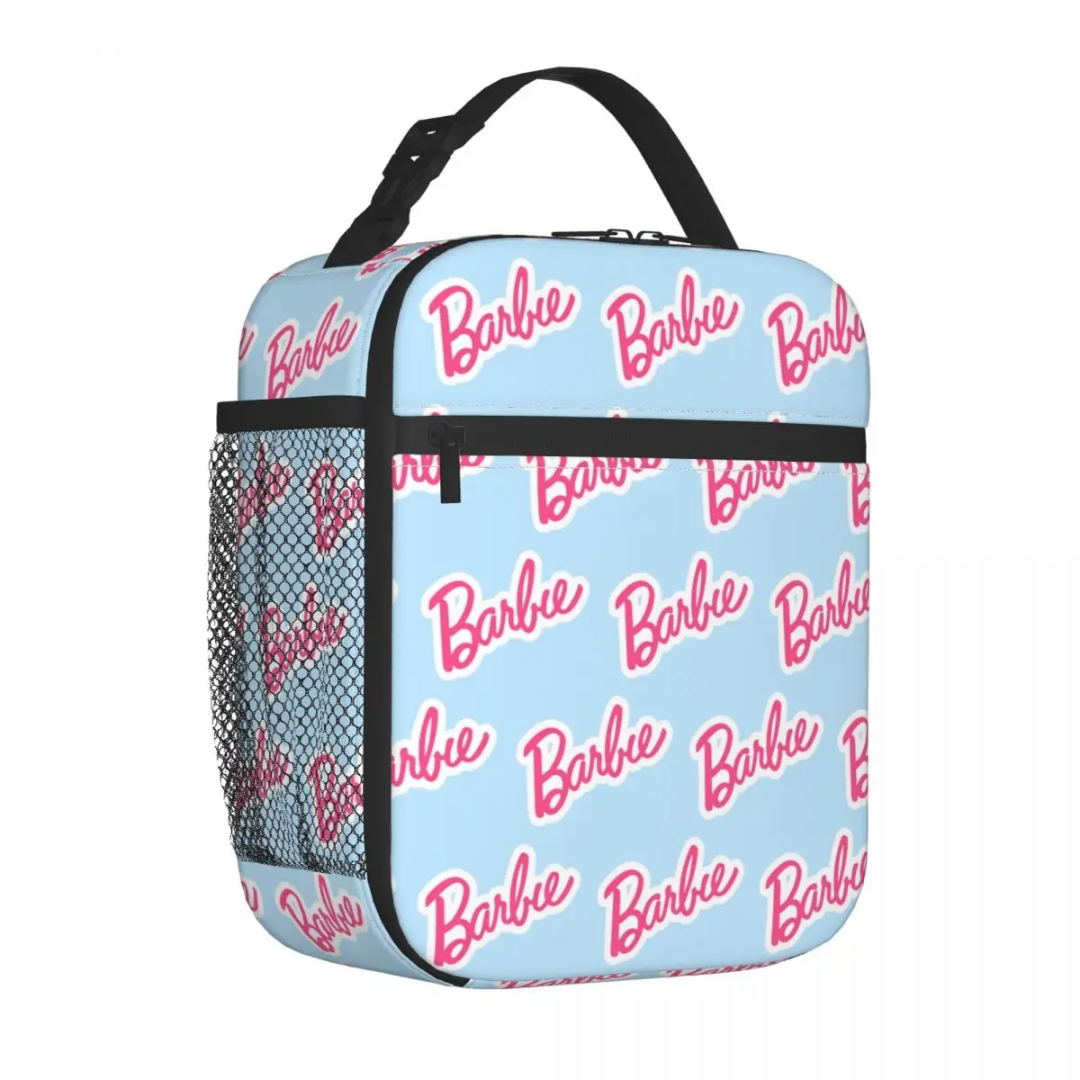 Cute Barbie Travel Storage Bags Sanrio Barbie Students Unique Travel Lunch Container Durable Waterproof