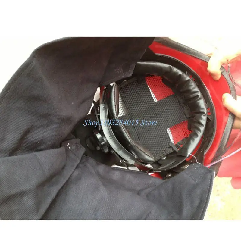 R6FF Firefighter Safety-Helmet Protective Fireproof Helmet Anti-corrosion Radiation Heat Resisting Yellow Color Safe in Use