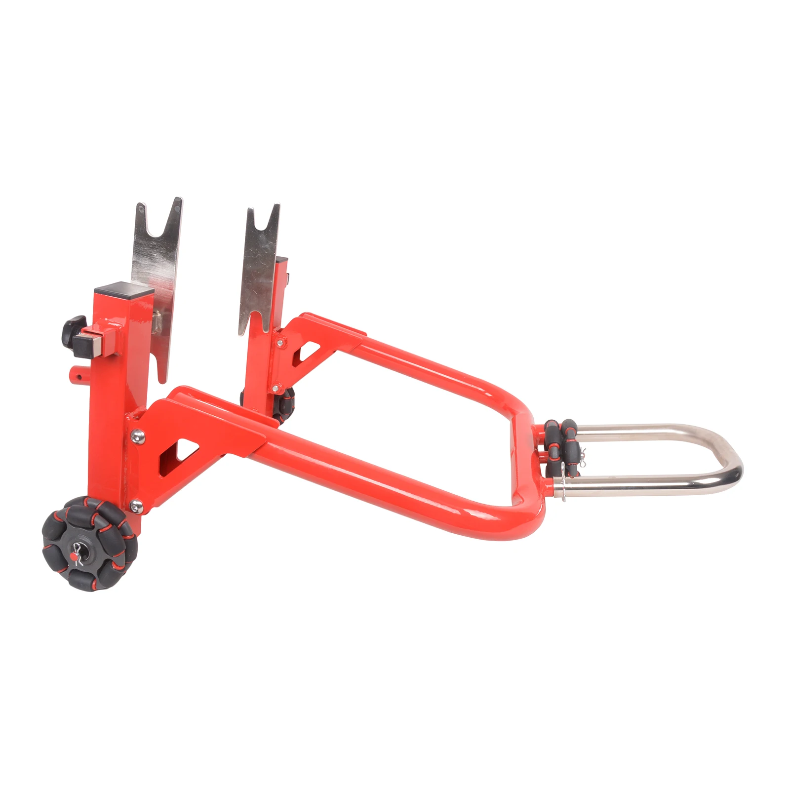Juego de soporte delantero y trasero para motocicleta 360 °   Soportes de elevación móviles, soportes revolucionarios para motocicletas resistentes