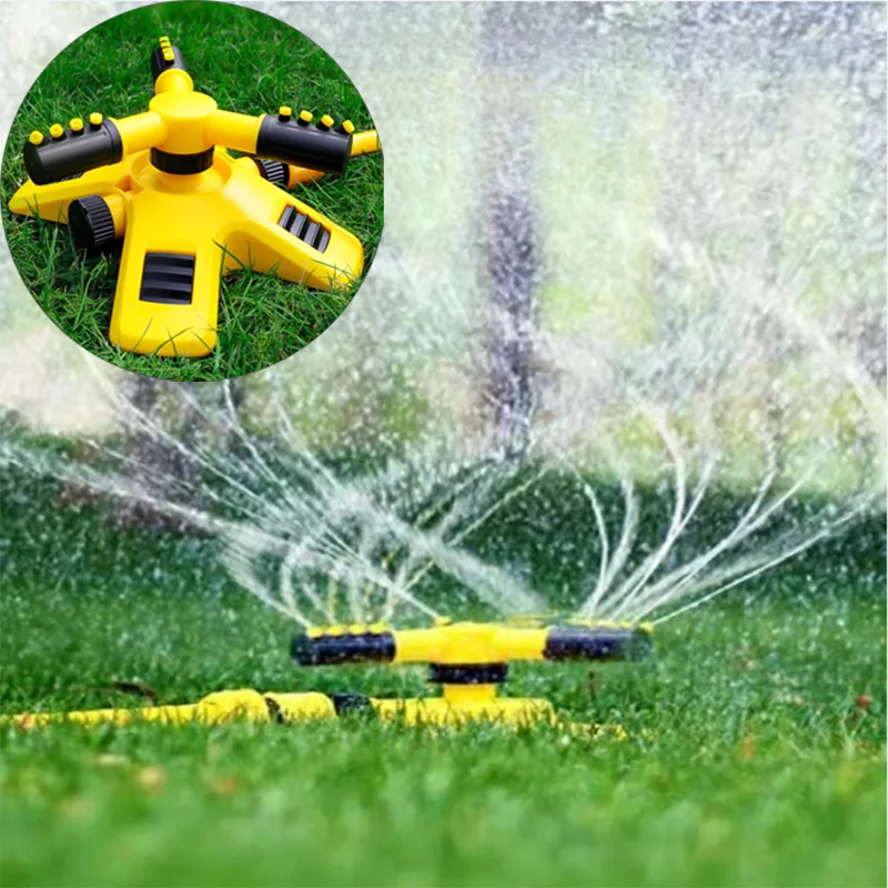 

360° Rotating Garden Sprinkler - Adjustable Nozzles for Efficient Plant Watering, Perfect for Nursery/Lawn Irrigation, Durable