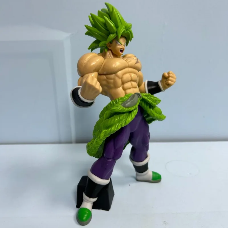 23 cm Dragon Ball Anime Figur Broly Super Saiyajin Action-figuren spielzeug modell Desktop dekoration statue Sammlung Anhänger kind Geschenk