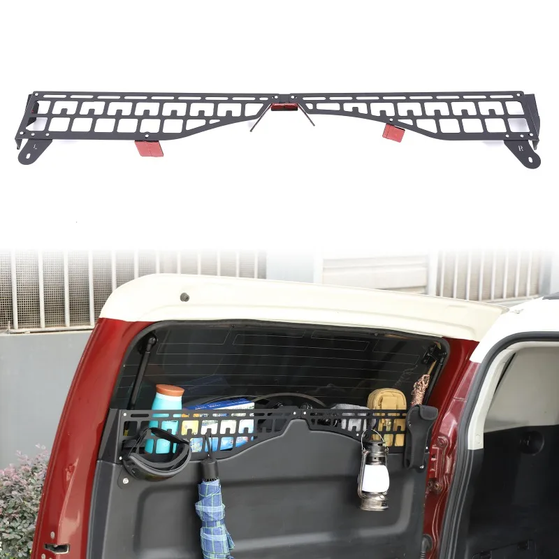 

Carbon Steel and Aluminum Alloy For 2007-2021 Toyota FJ Cruiser Tailgate Window Storage Barrier Car Organizer Car Accessories