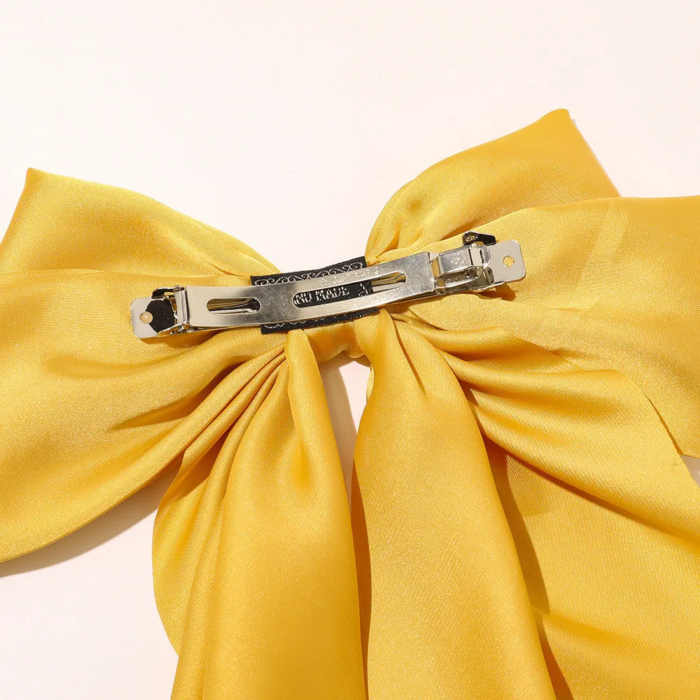 Big Bow Barrettes For Women Black Red Party Hairpin Hot Girl Holiday Styling Hair Clip Clmps Fashion Hair Accessories Gift