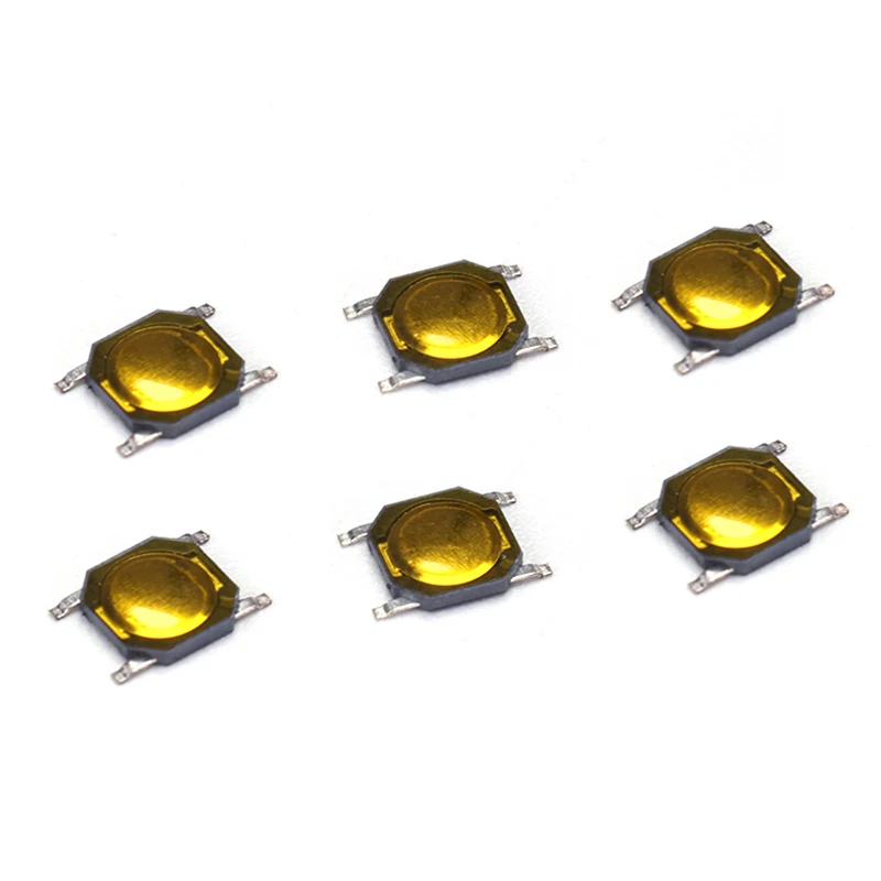 100 Stück 4x4x0,8mm SMT SMD Tact-Schalter, taktiler Membran-Druckknopf SPST-NO, wasserdicht für Mikrowellenherde – Detail 4