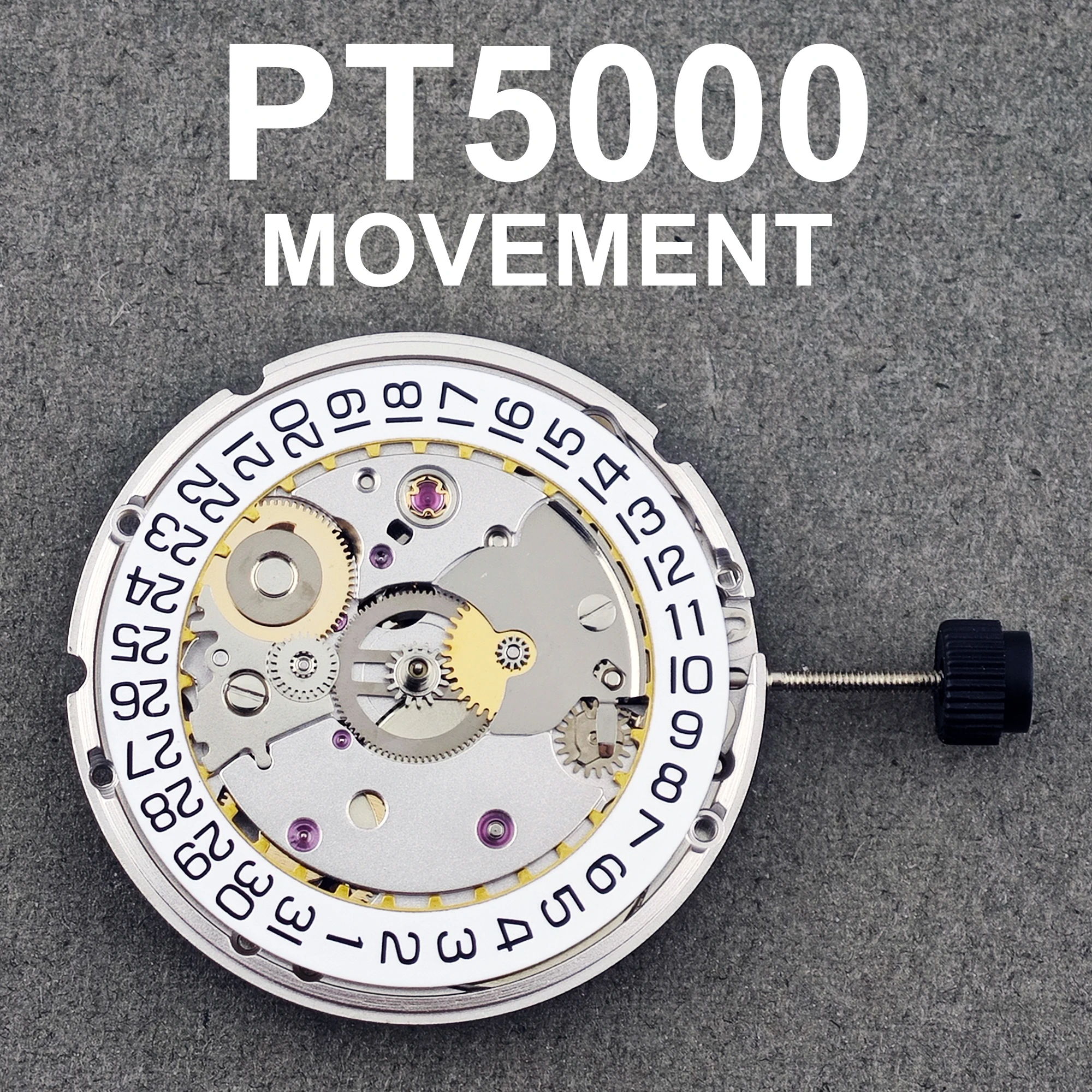 PT5000 Automatic Movement Luxury 25 Jewels High Accuracy Mechanical Movement With Datewheel For Seagull ST21 For ETA2824-2 Watch