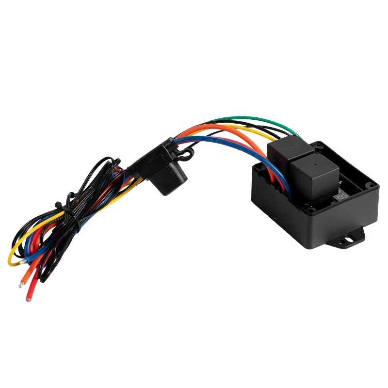 Dual Electric Cooling Fan Controller Kit 40A Thermostat Relay Output For Car Truck Radiator Fan Modification Complete Wiring Set