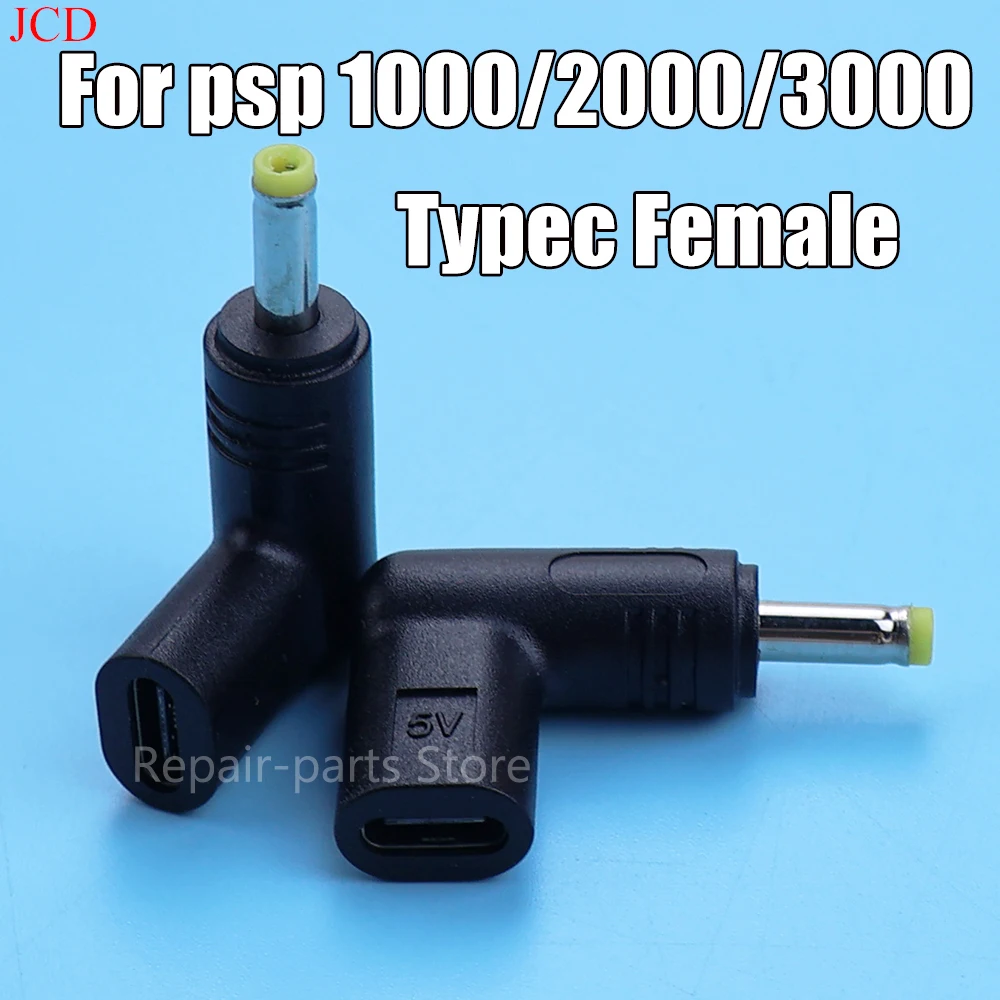 NEW For PSP1000/2000/3000 Game DC Jack Plug To USB C Charging Adapter USB C Charger Adapter Converter Type C
