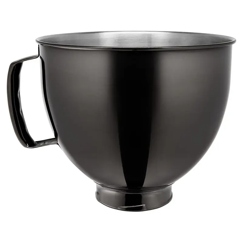 AEE4-For Kitchenaid 4.5 Quart Tilt-Head Metallic Finish Stainless Steel Bowl