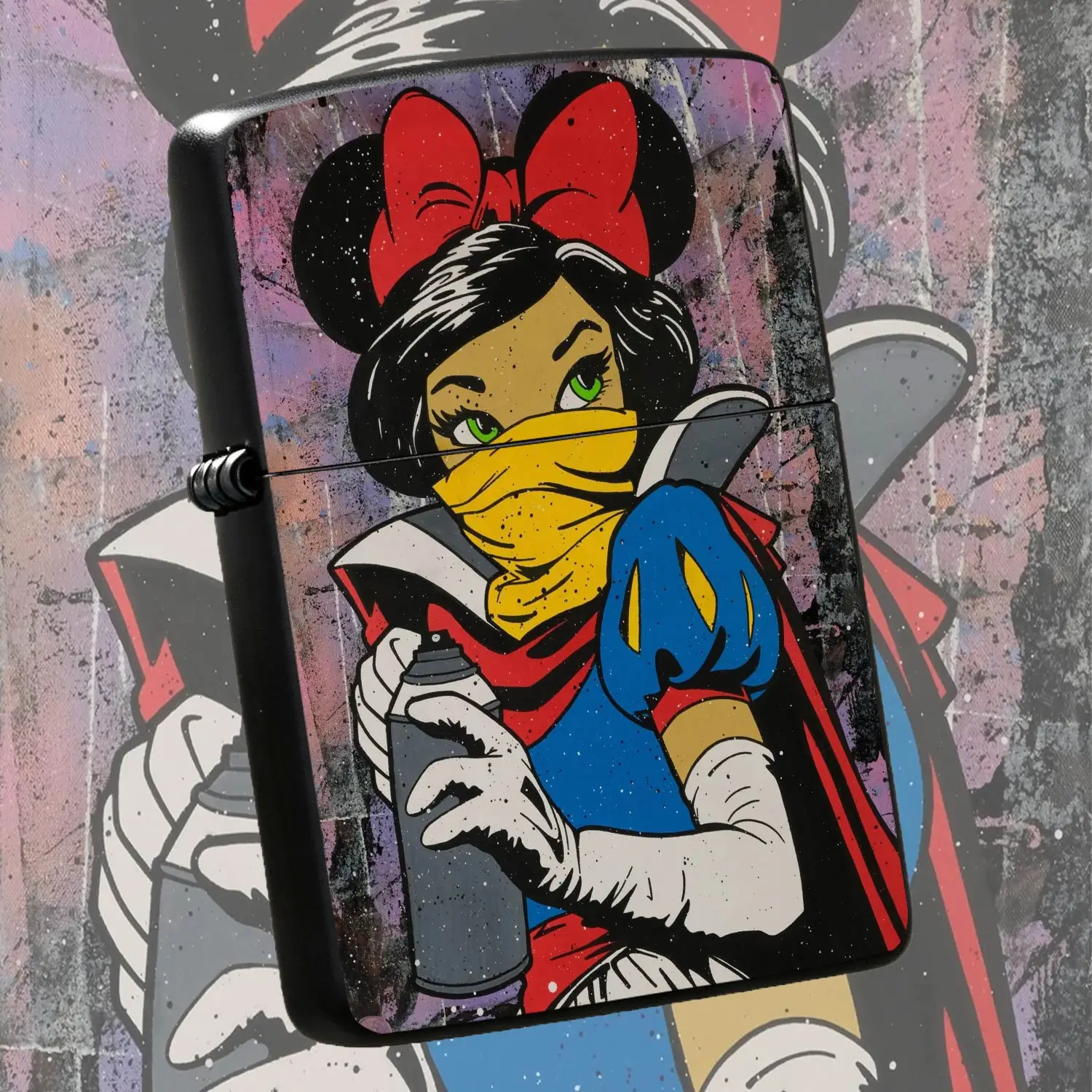 Creative Street GraffitiLighter, ArtisticCulture Decor, Portable Practical Daily Use Item, Unique Stylish Gift for Art Lovers, Fits All Scenarios for Everyday Carrying and Usage  A Humorous And Interesting Lighter