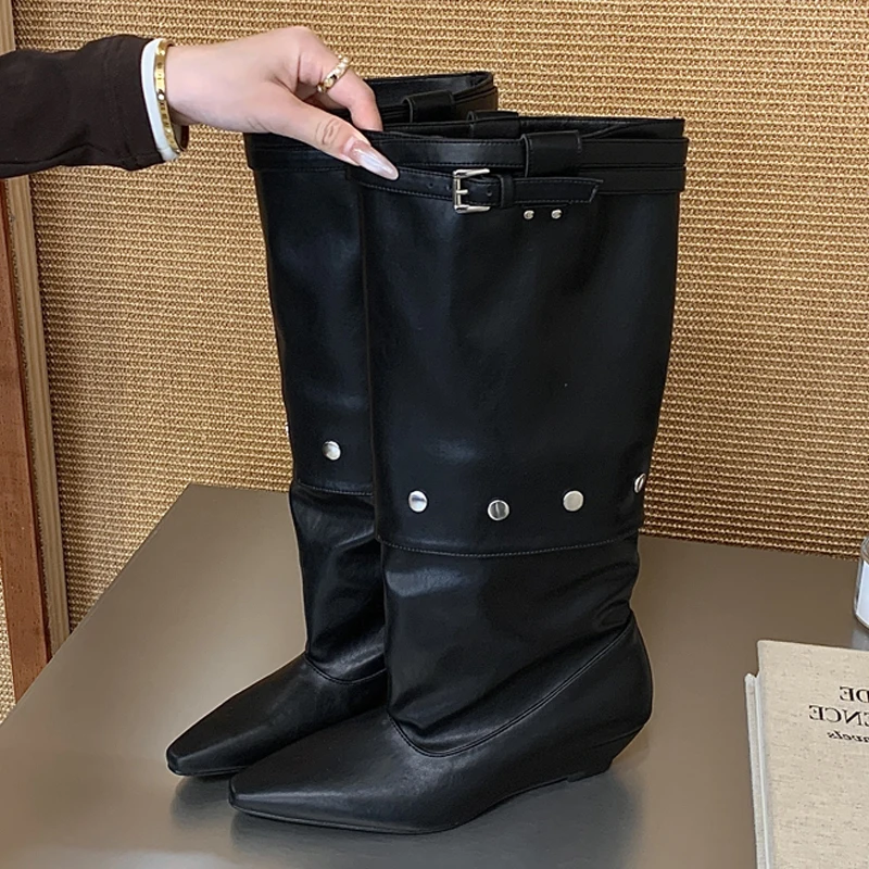 Eilyken New Fashion Pointed To - огляд і ціна Women'S Fashion Knee High Boots