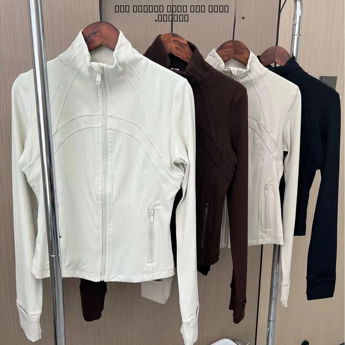 

Спортивная одежда для йоги Lu Home: удлиненная куртка на молнии, облегающая, с воротником-стойкой, для бега и фитнеса, женская модная верхняя одежда...