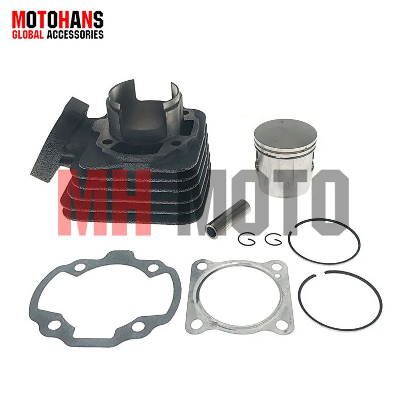 47MM BORE CYLINDER KIT MOTORCYCLE PARTS FOR 50CC PEUGEOT PGT LOOXOR 50 02-04 LUDIX 50 04-11 LUDIX 50 II 08-12 SPEEDAKE 50 95-97