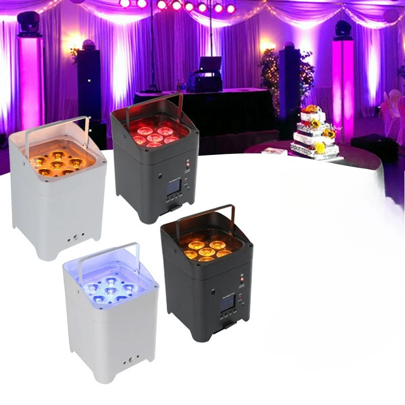 Six in One 18W Charging Remote Control Dyeing Light Par Light