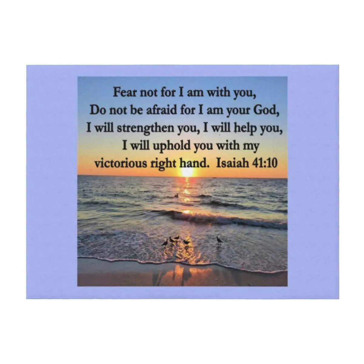 

BEAUTIFUL SUNRISE ISAIAH 41:10 SCRIPTURE PHOTO Throw Blanket Blankets For Sofas Hair halloween For Decorative Sofa Blankets