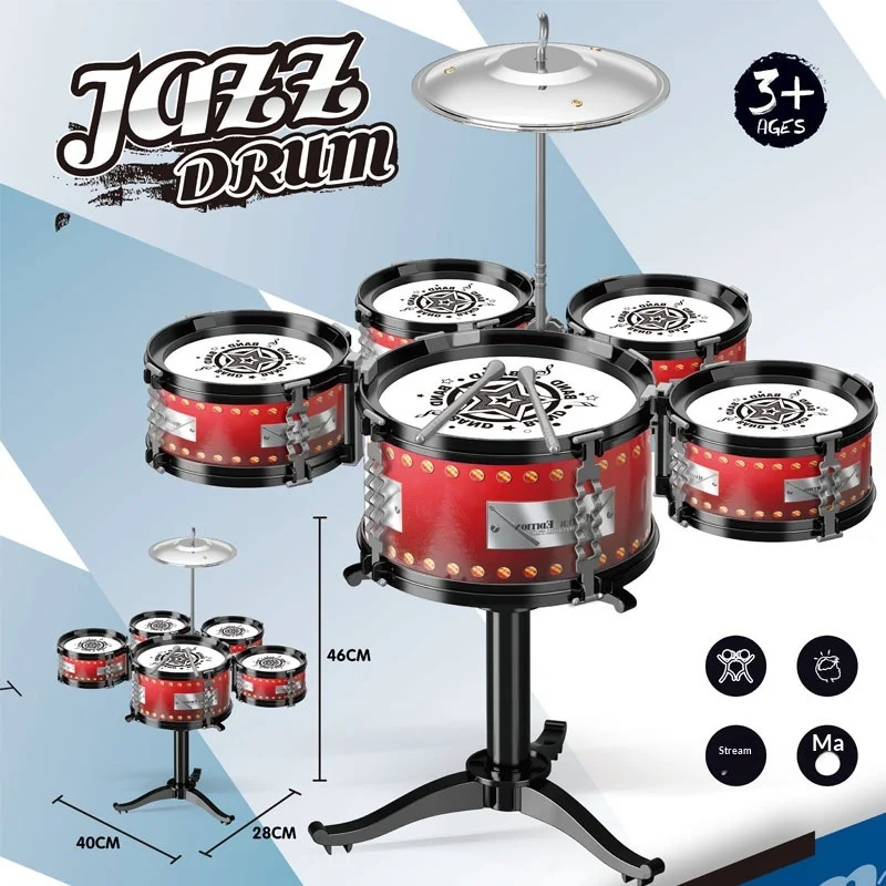 jazz-jazz-drum-set-diy-children-musical-instrument-with-cymbal-parent-child-interactive-toy-for-boys-girls-students