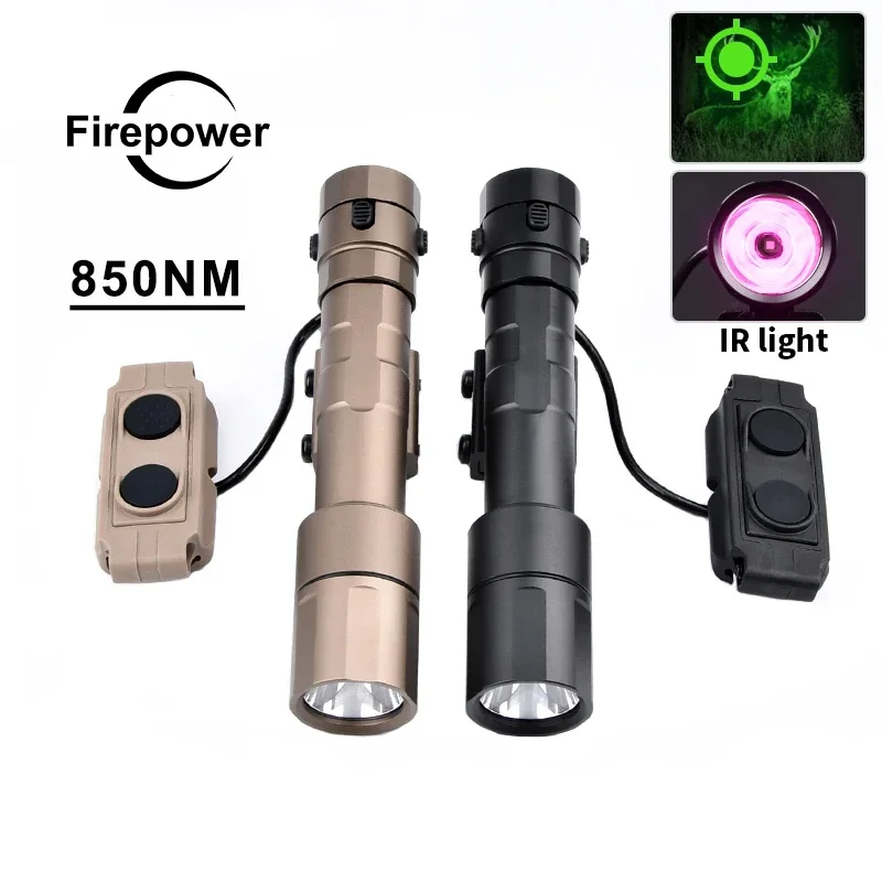 

WADSN Tactical Metal REIN 2.0 IR Flashlight Ultra Bright light Air Gun Weapon Hunting Reconnaissance Light Airsoft Accessories