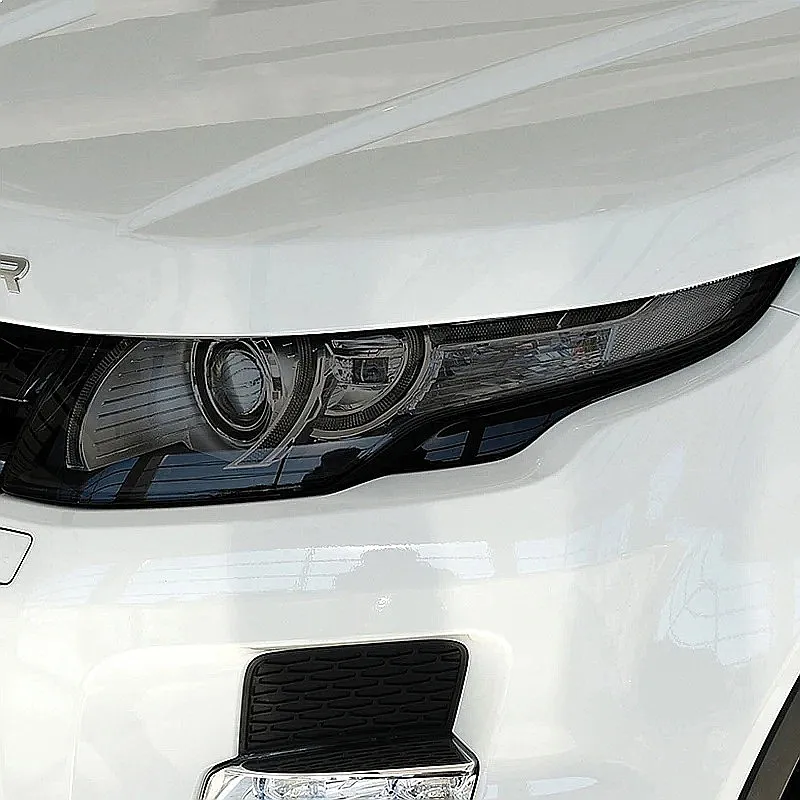 For Land Rover Discovery 4 5 Defender Range Rover Sport Evoque Velar Car Headlight Protective Film Smoked Black TPU Sticker