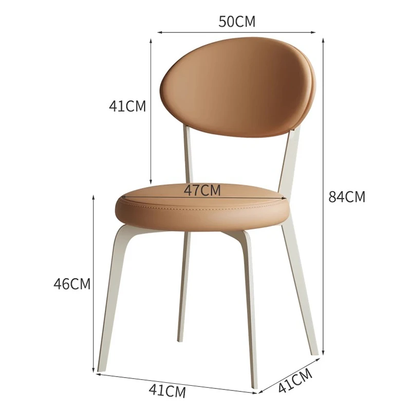 Set Of 2 Delicacy Dining Chairs Beautiful Modern Simple Kitchen Chair Comfortable Elegant Chaises Salle Manger Home Furniture