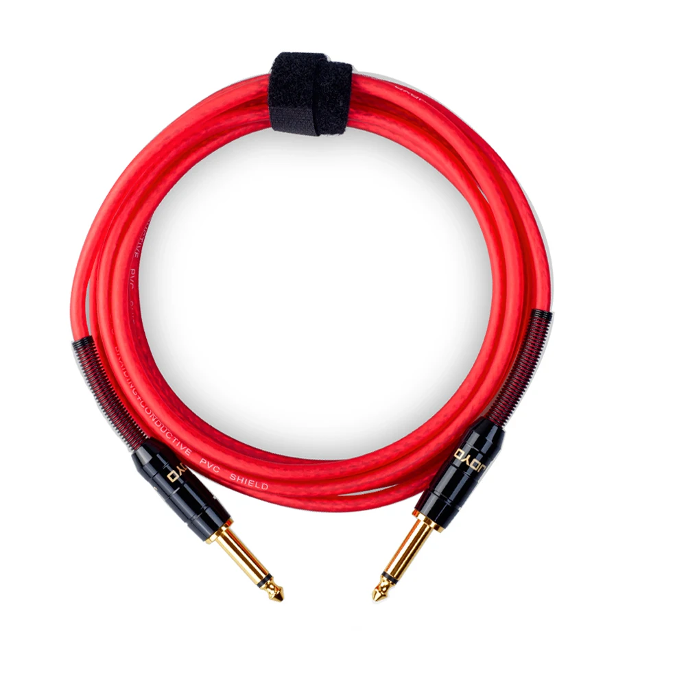

JOYO CM-18 Guitar Cable 6.35mm Straight 3m Audio Cable 1/4 TRS Musical Instrument Cable for Electric Guitar Bass Amplifier