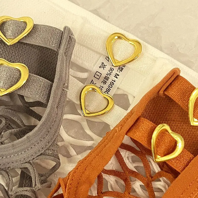 3Pcs Sexy Underwear Women Hot Mid Waist Panties Hollow Out Cotton Crotch Antibacterial Charming Briefs Lingerie Sexy De Femmes