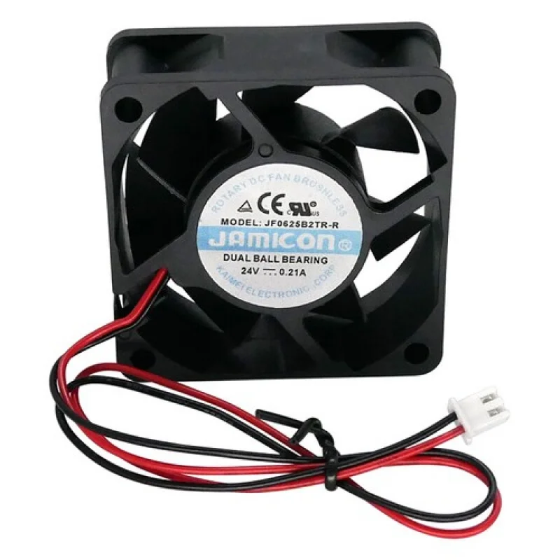

L Original for JAMICON Silent Cooling Fan JF0625B2TR-R 60*60*25mm 24V 0.21A